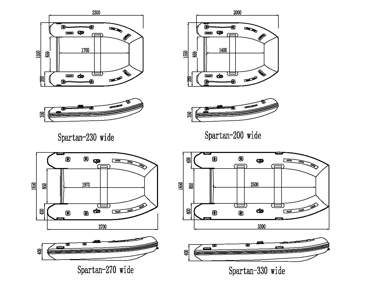 Spartan 330 Wide Camo - Spartan Boats - spartan wide - Spartan Boats -